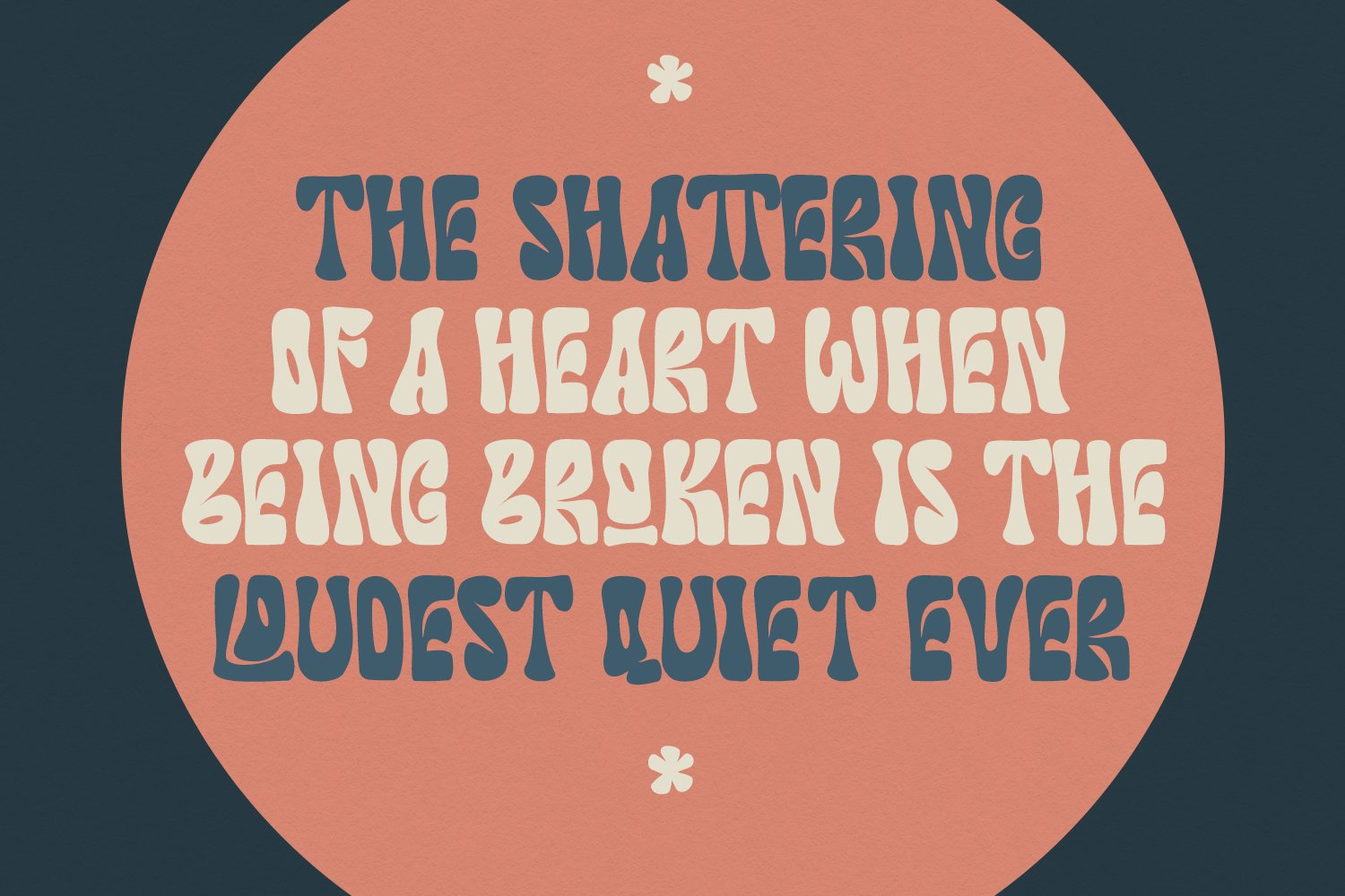 Compoun Nomeros Retro Psychedelic Groovy Display Font