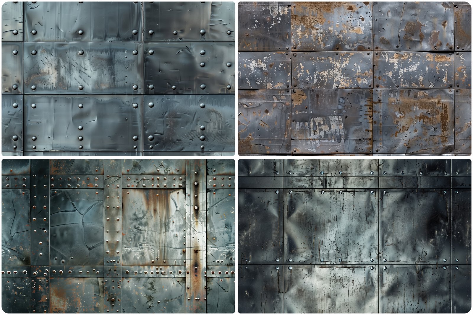 30 Metal Wall Texture Backgrounds