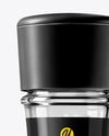 Coarse Sea Salt Jar with Grinder Mockup