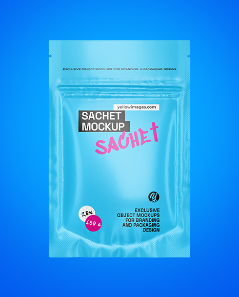 Matte Sachet Mockup