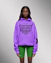 Black Woman Wearing Oversize Hoodie and Cycling Shorts Mockup