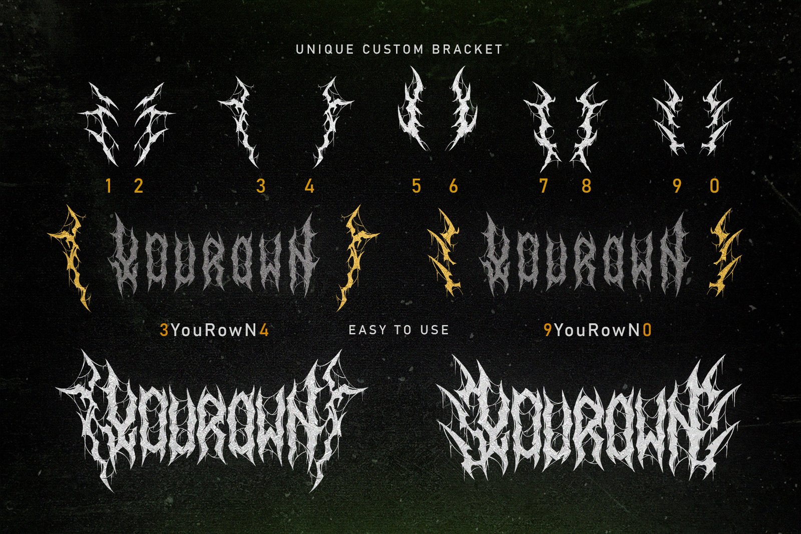 Nervous Beyond | Metal Font