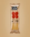 Glossy Package with Pasta Mockup