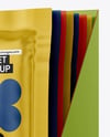 Matte Sachets in Display Box Mockup
