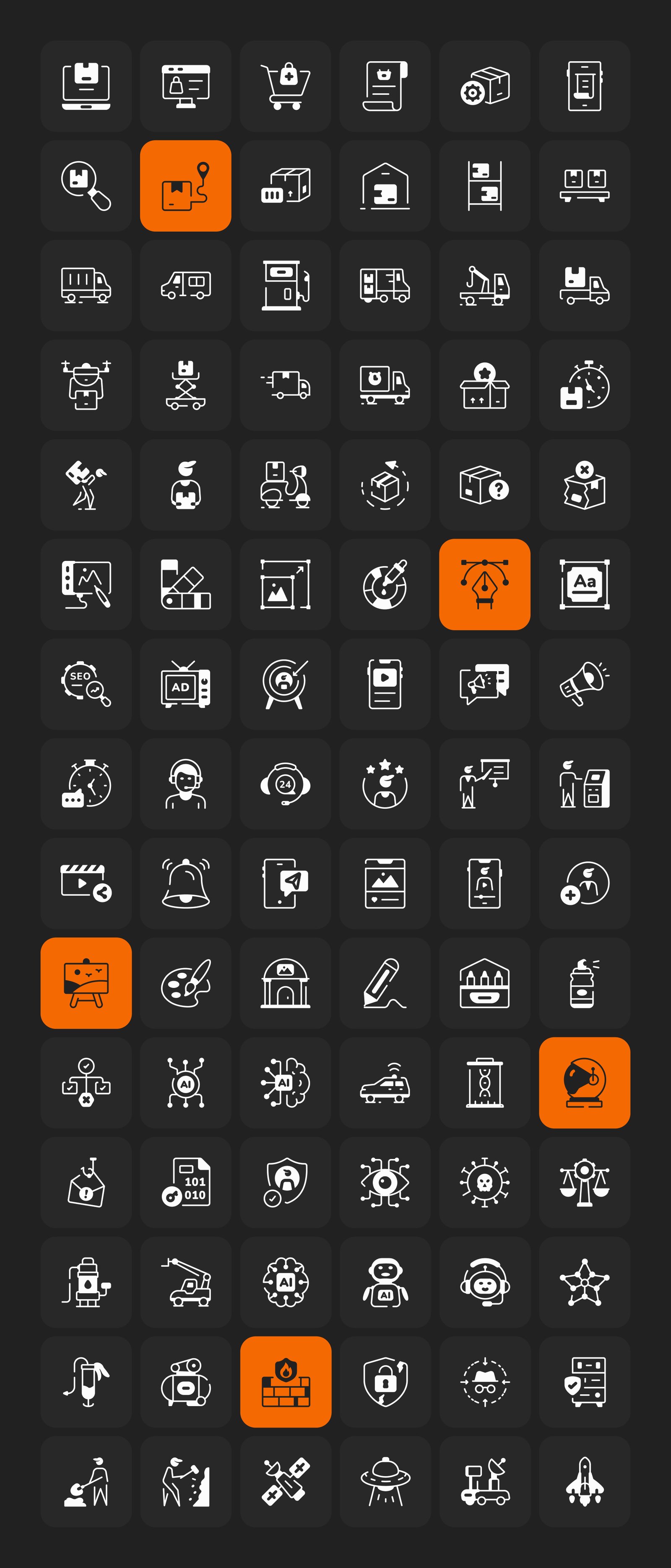 Bundle of Modern Industry Icons