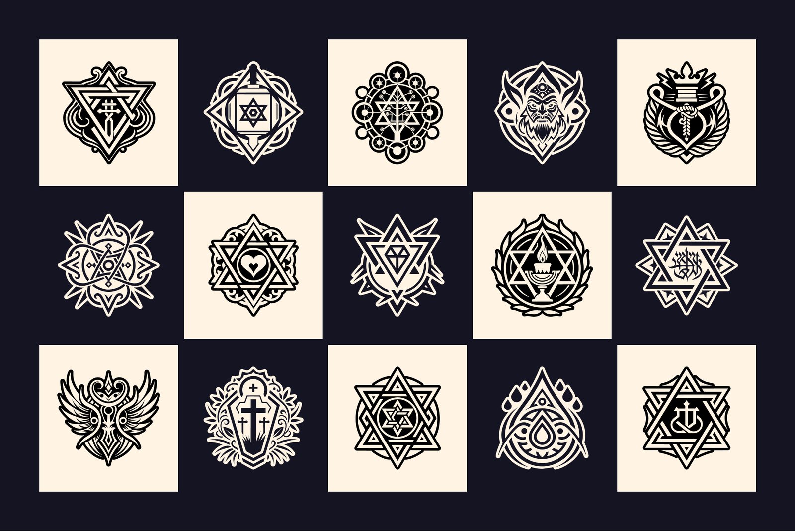 Jewish Symbols Collection