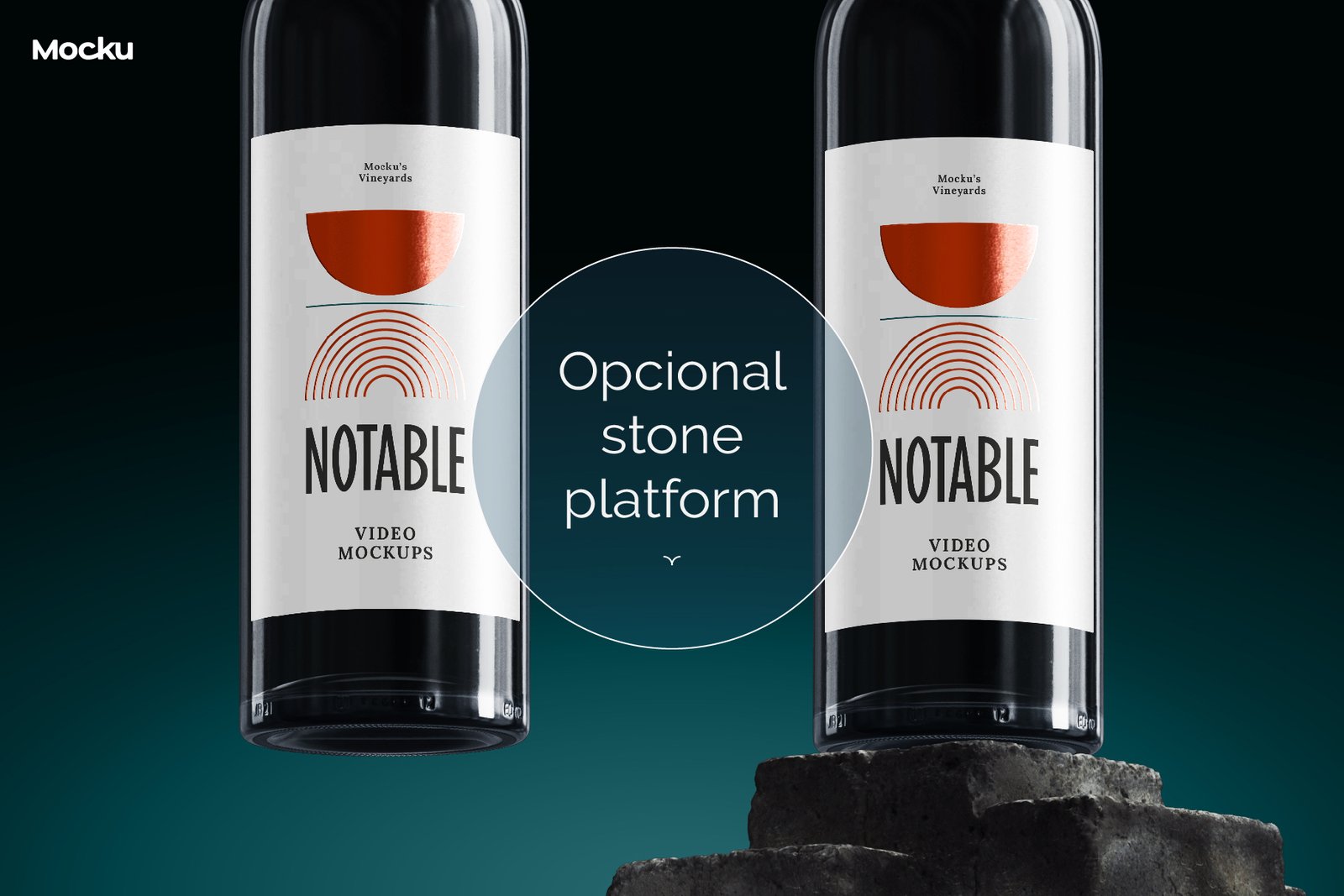 Bordeaux Wine Video Mockup - Notable Collection