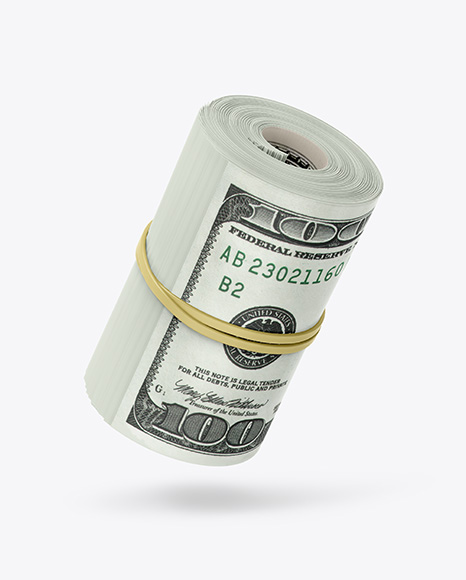 Money Roll Mockup