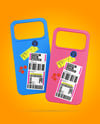 Two iPhone 17 Pro Cases Mockup
