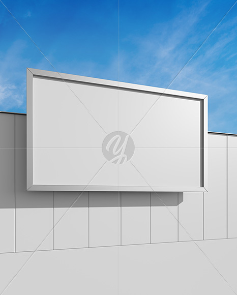 Billboard on the City Street Mockup