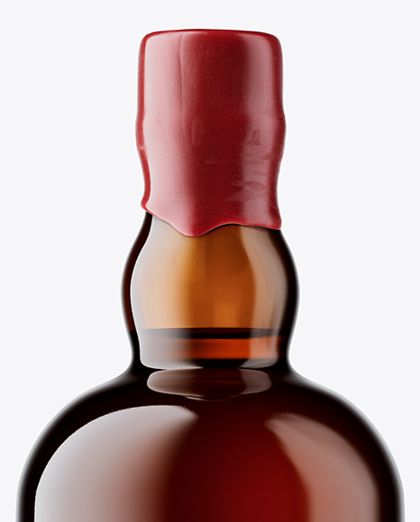 Amber Bottle Mockup