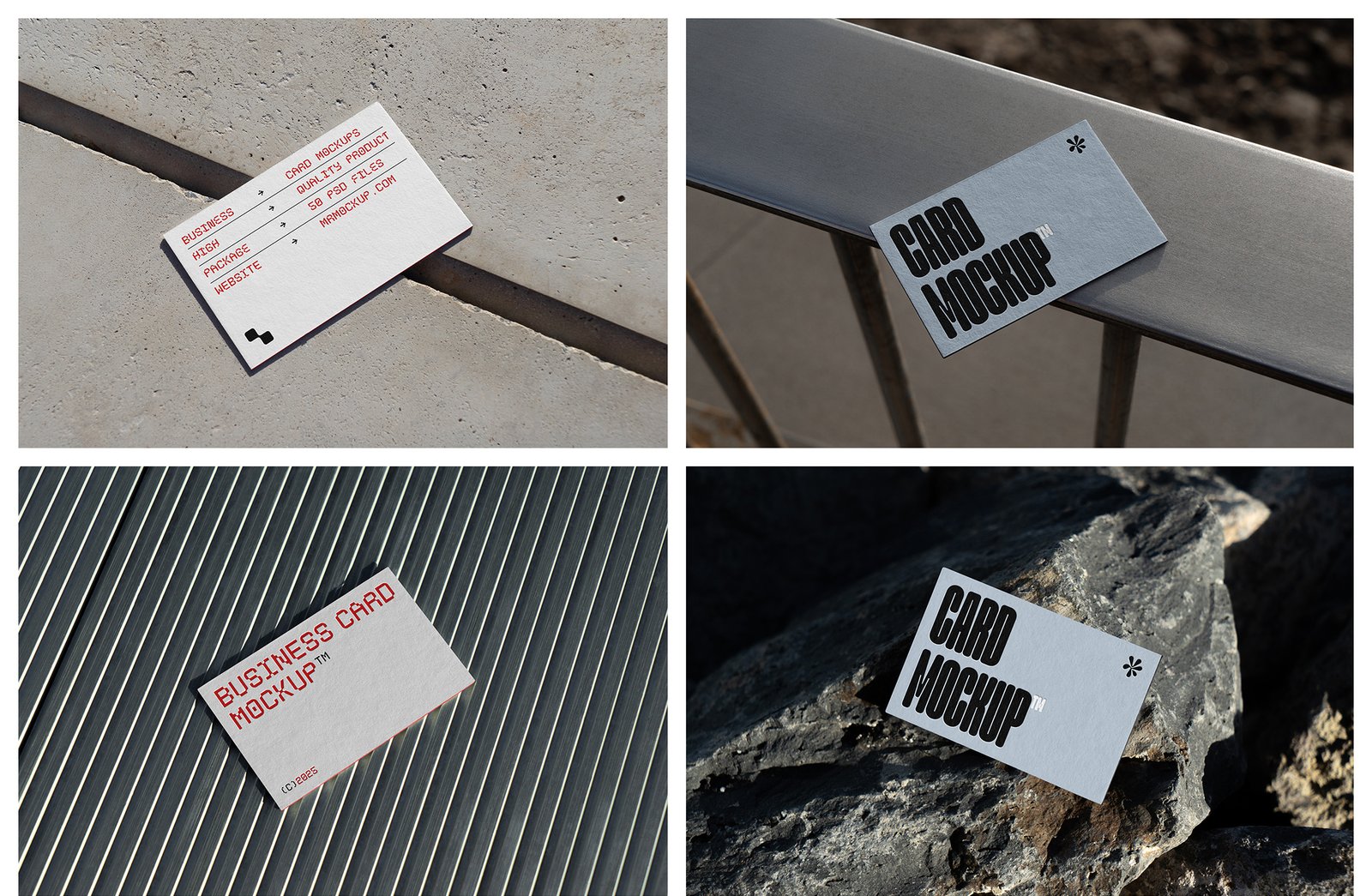 Outdoor Business Card Mockups