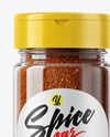 Jar with Grounded Aleppo Pepper Mockup