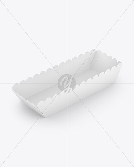 Paper Food Tray Mockup