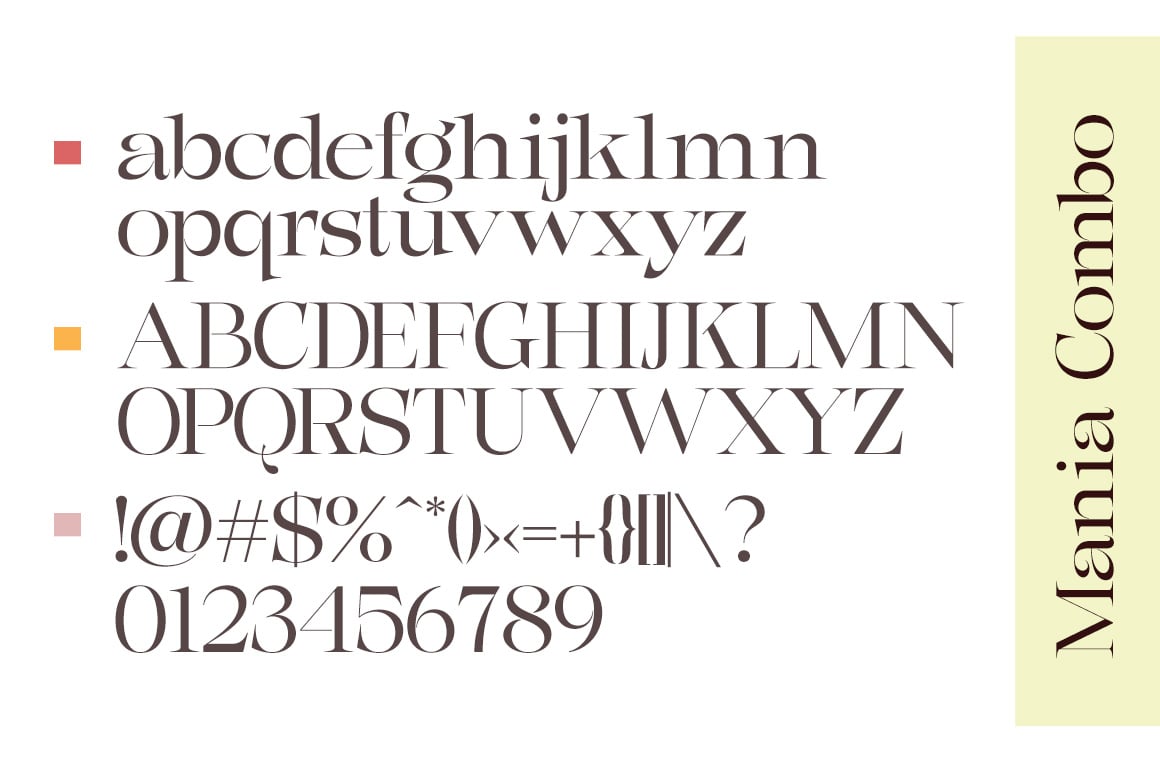 Mania Combo Font