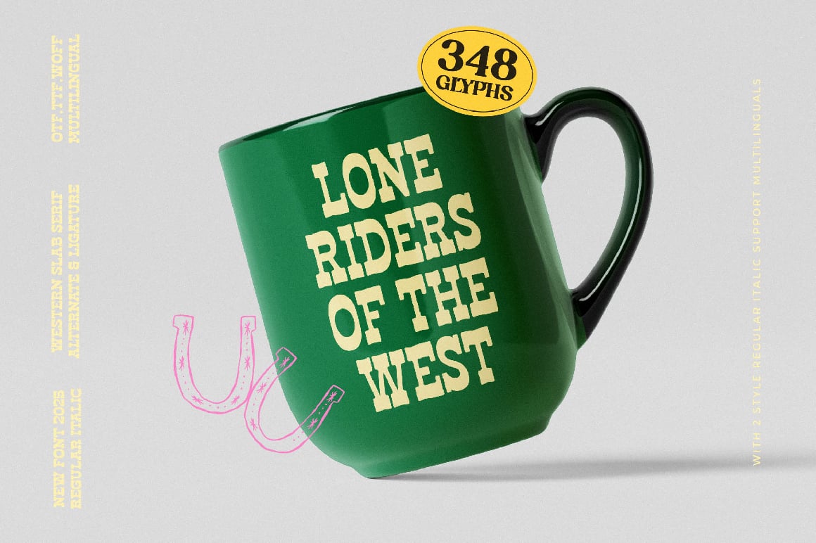 Haose Rodeko Western Slab Serif