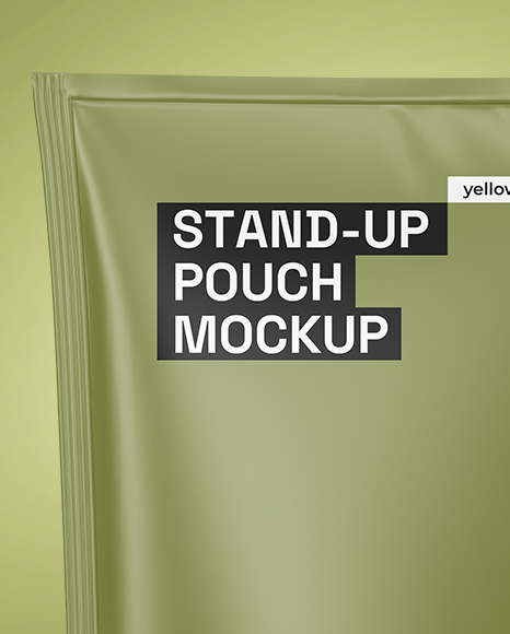 Matte Stand-up Pouch Mockup