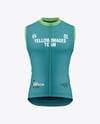 Men's Sleeveless Cycling Jersey Mockup
