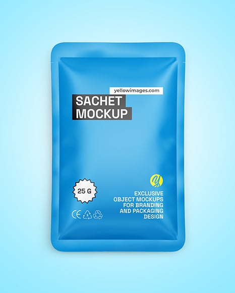 Matte Sachet Mockup