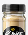 Spice Glass Jar with Onion Powder Mockup