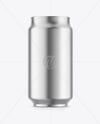 Matte Metallic Drink Can Mockup