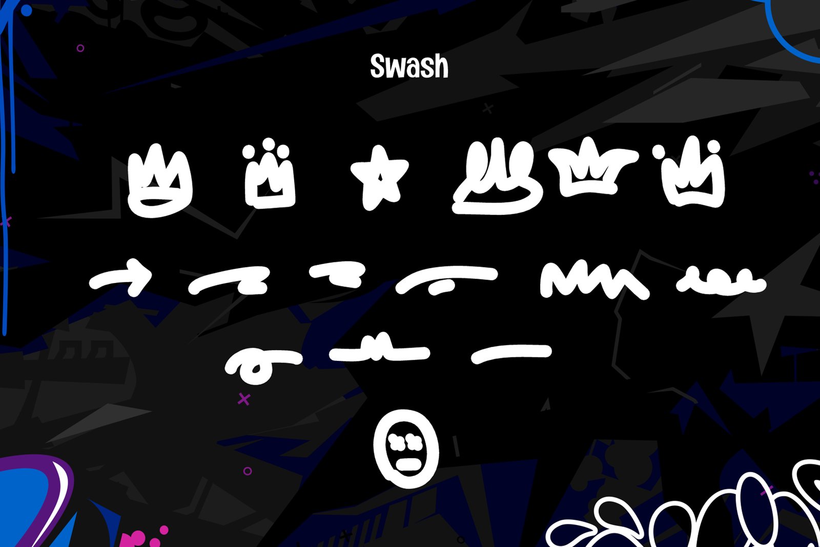 Urban Stroke - a Swashed Monoline Graffiti Font