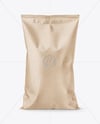 Large Kraft Paper Snack Bag Mockup
