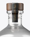 Glass Dry Gin Bottle Mockup