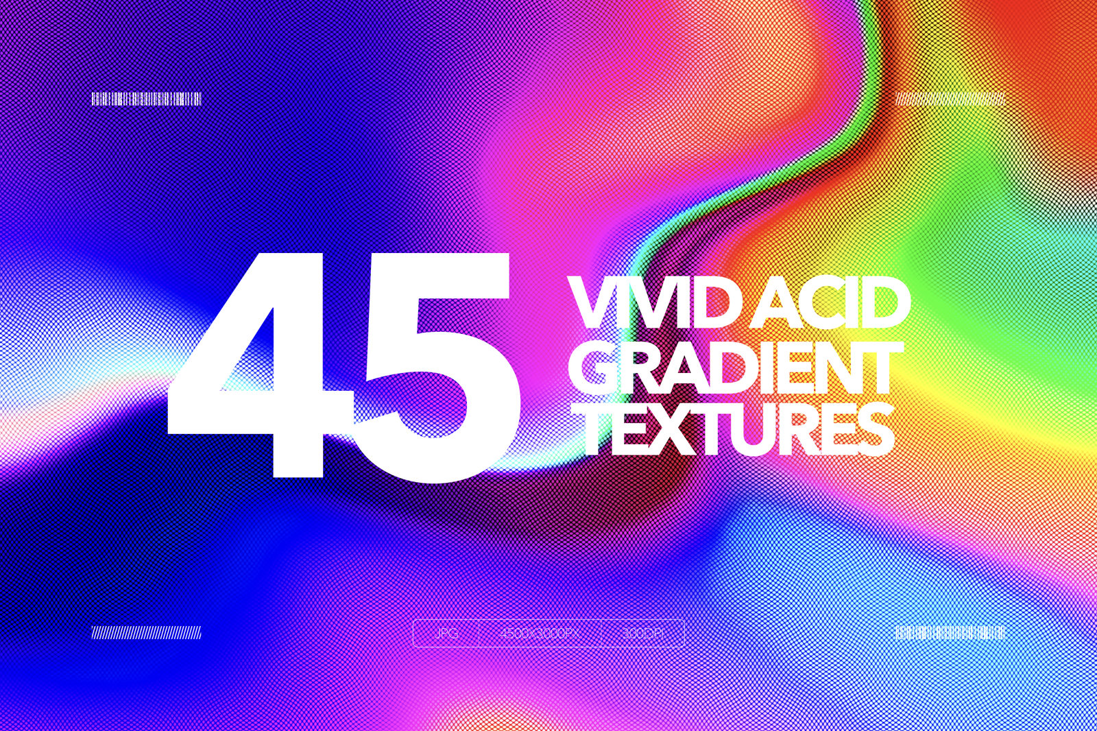 Vivid — Acid Gradient Textures