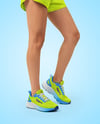 Running Shoes on Women's Legs Mockup