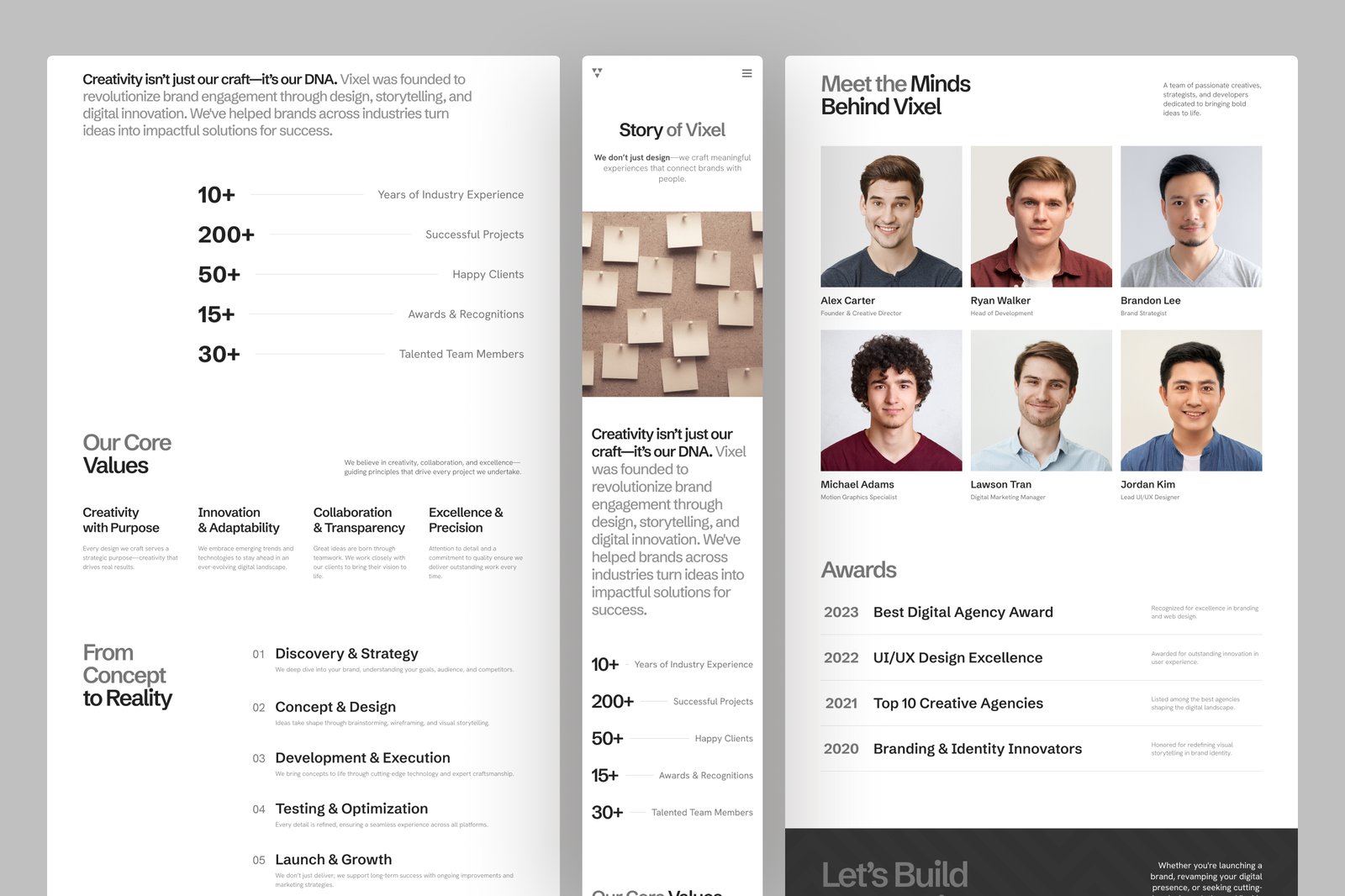 Vixel - Creative Agency Website