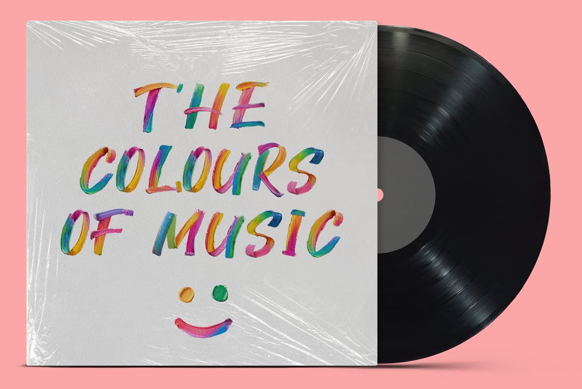 Rainbow Brush Font