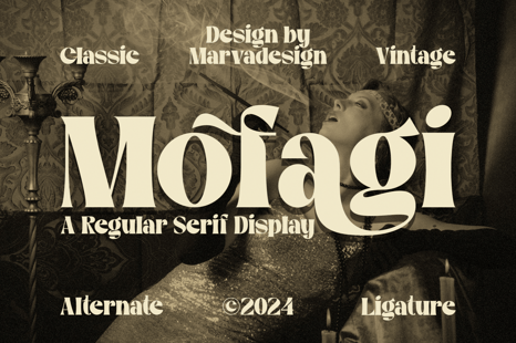 Mofagi Font - Magazine font