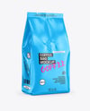 Glossy Coffee Bag Mockup – Half Side view