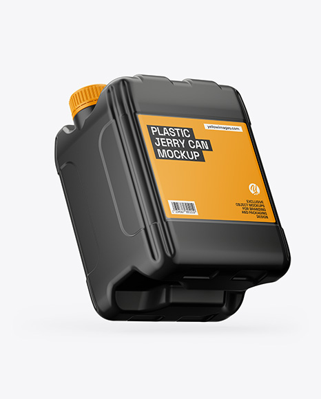 Plastic 5L Jerrycan Mockup