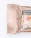 Glossy Metallic Packaging Mockup