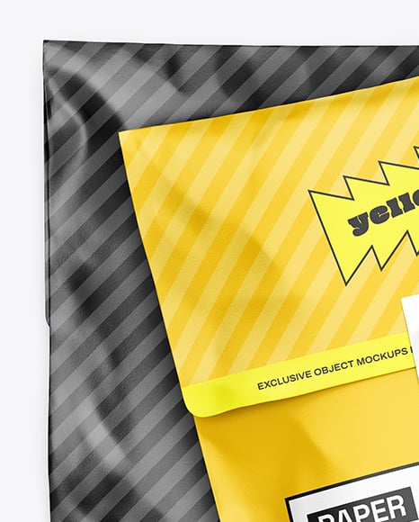 Paper Mailing Bags Mockup