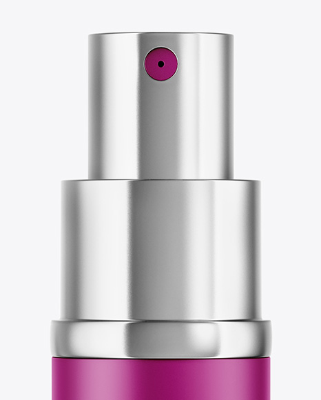Matte Spray Bottle Mockup