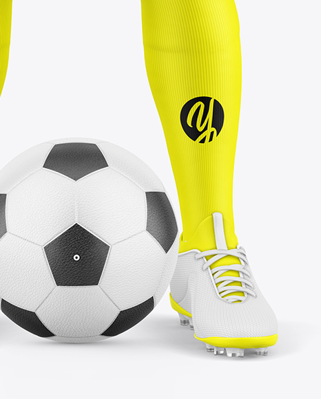 Kids Soccer Kit w/ Mannequin Mockup - Front View