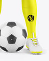 Kids Soccer Kit w/ Mannequin Mockup - Front View