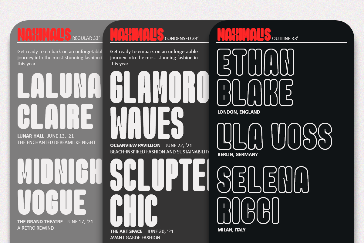 Maximalis Font