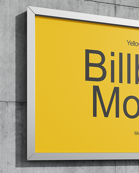 Billboard on the City Street Mockup