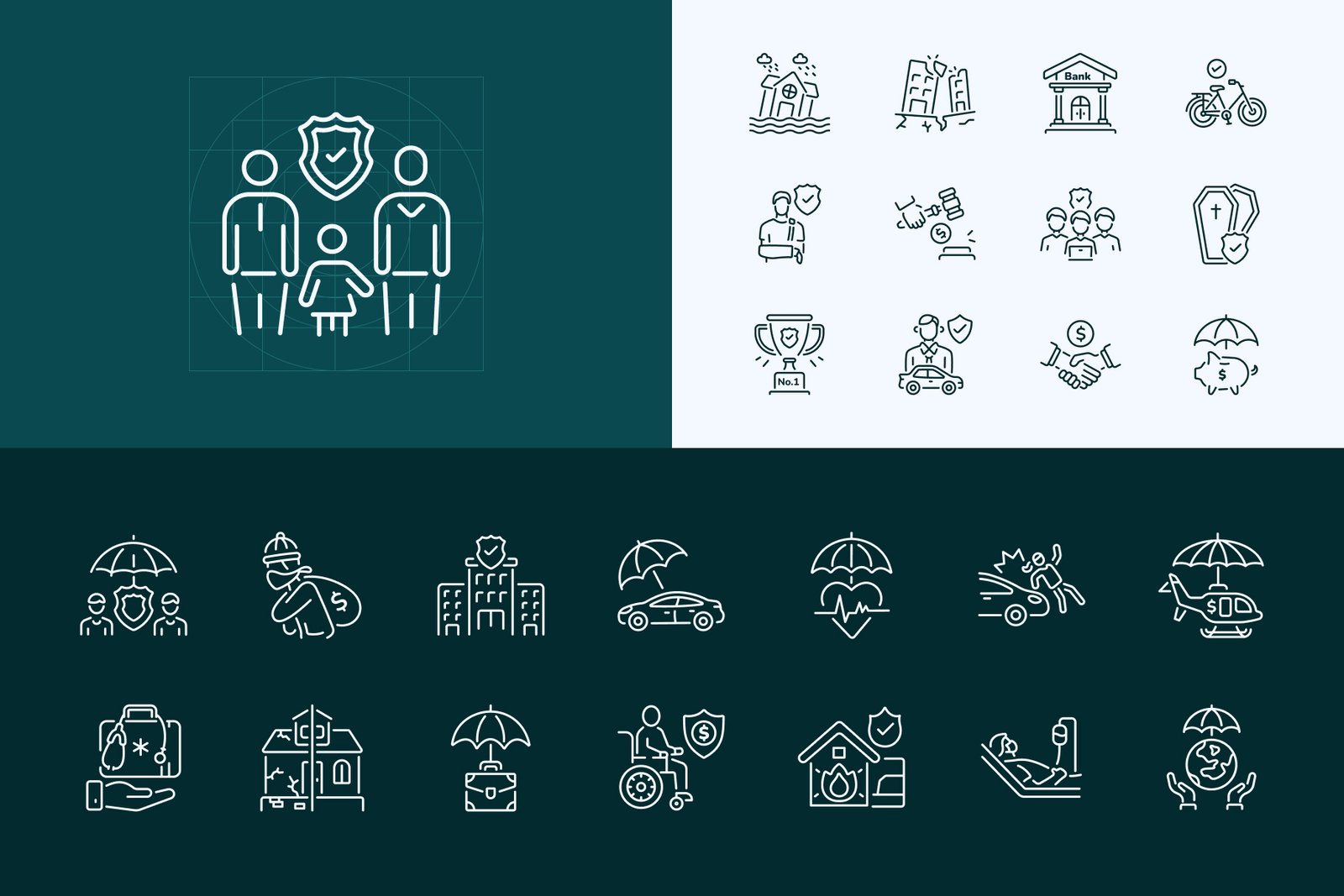Insurance Icon Set