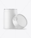 Opened Paper Tube Mockup