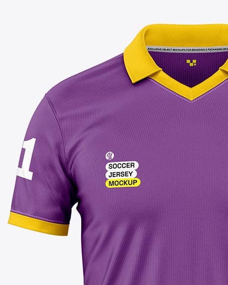 Soccer Polo Jersey Mockup