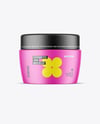 Matte Cosmetic Jar Mockup