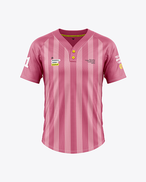Baseball Jersey Mockup - Front View