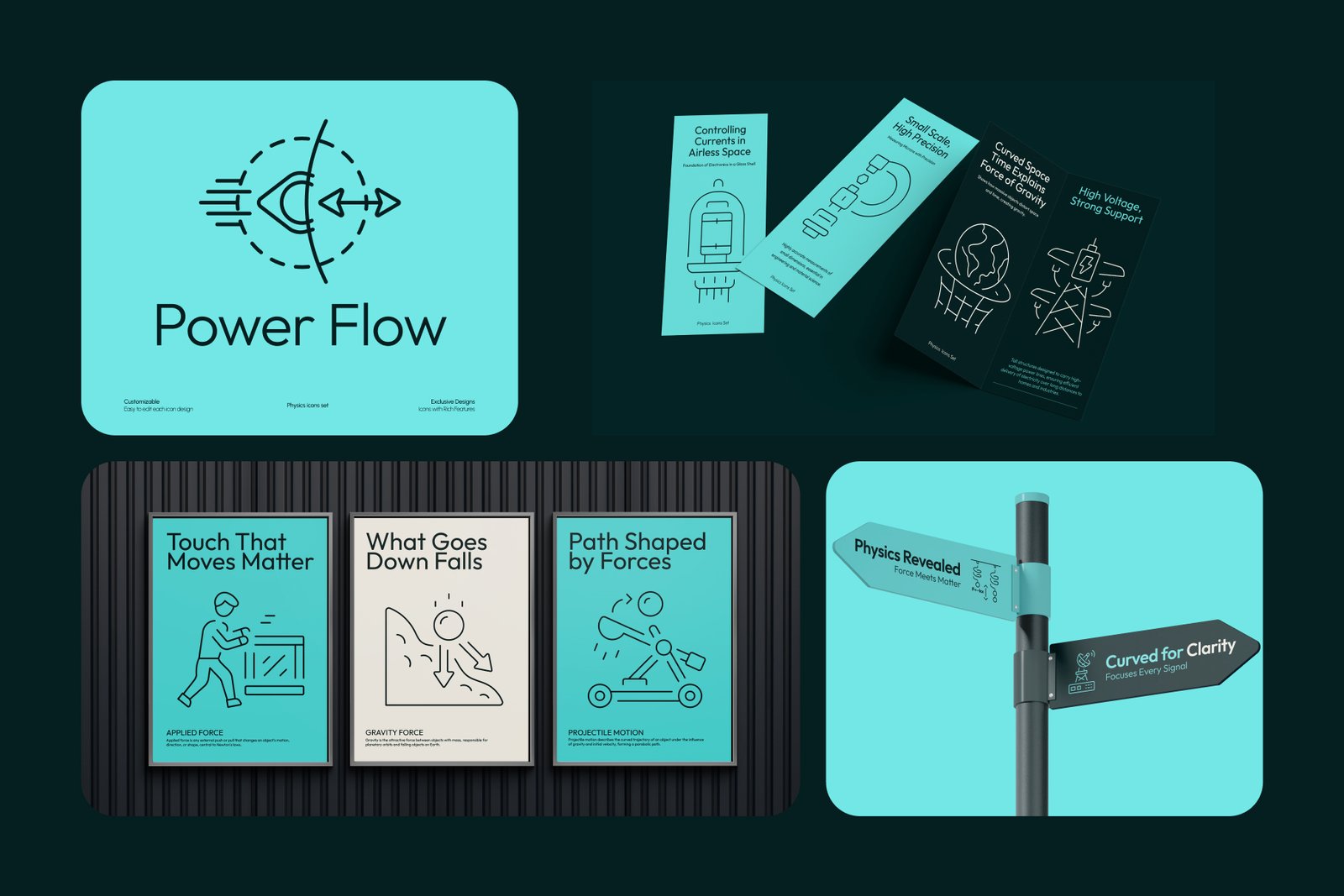 Physics Icon Art Set
