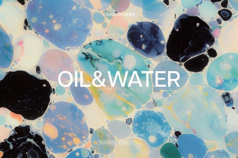Oil & Water: Abstract Backgrounds - Graphics