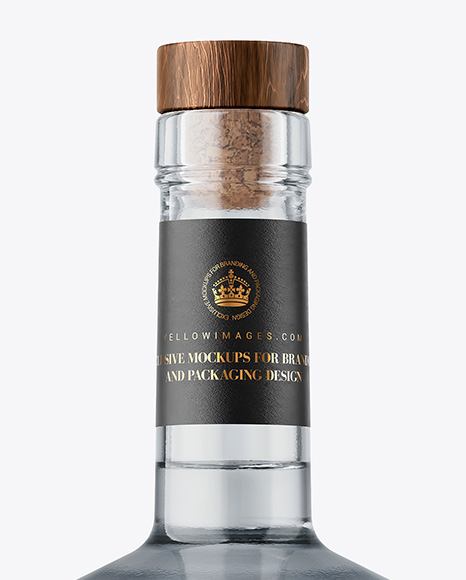 Dry Gin Bottle Mockup